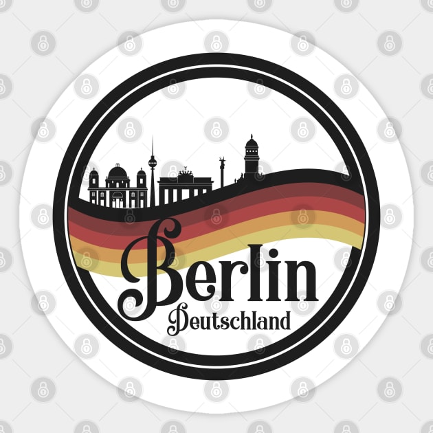 Berlin City Sticker by CTShirts